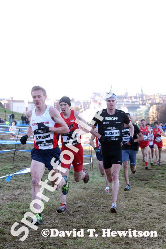 Steve Vernon during the senior mens 8k BUPA Great Edinburgh Cross Country. Photo: David T. Hewitson/Sports for All Pics